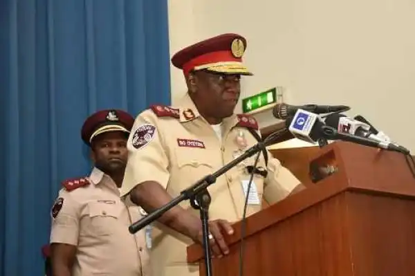 FG gives FRSC officials authority to carry arms while on duty (Photos)